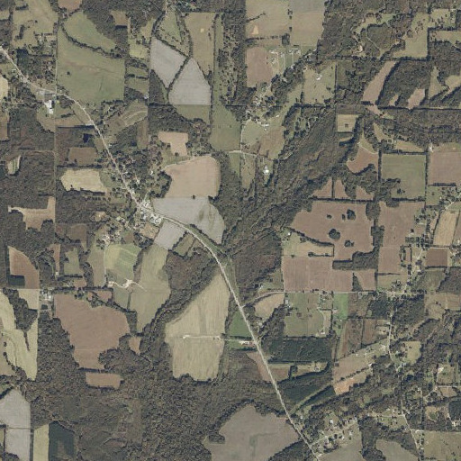Aerial imagery of Greenbrier Branch, AL