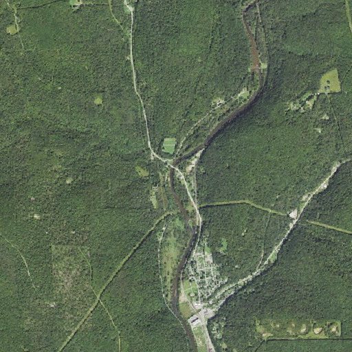 Aerial imagery of Cherrytree Run, PA