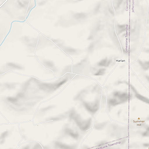 OpenStreetMap map of Bully Hill School, PA