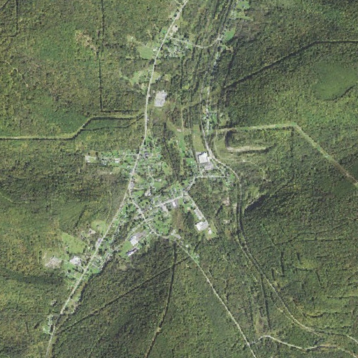 Aerial imagery of Lewis Run, PA