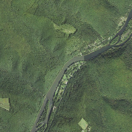 Aerial imagery of Little Run, PA