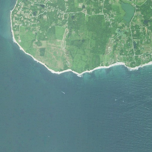 Aerial imagery of Black Rock Point, RI