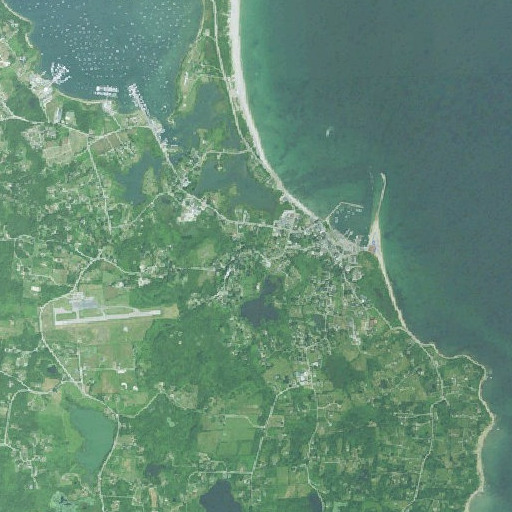 Aerial imagery of Mill Pond, RI