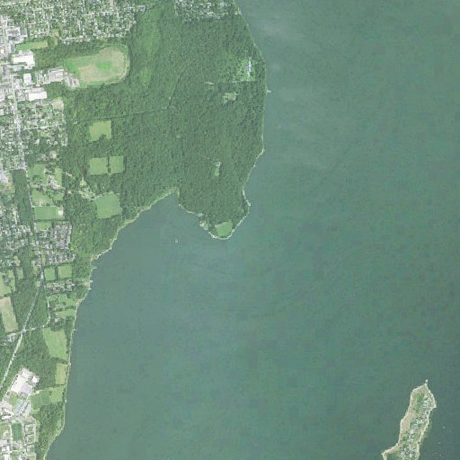 Aerial imagery of Mount Hope Point, RI