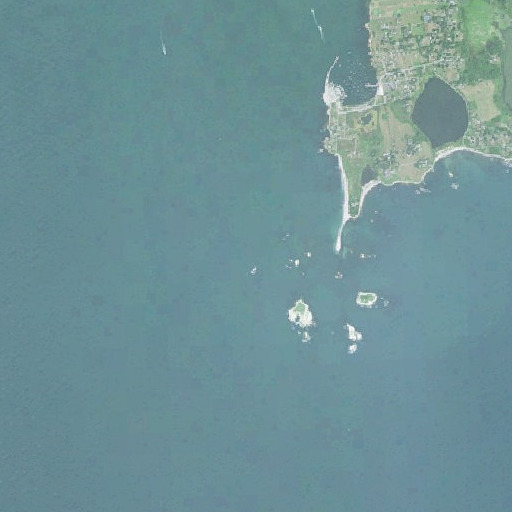 Aerial imagery of Sakonnet Light, RI