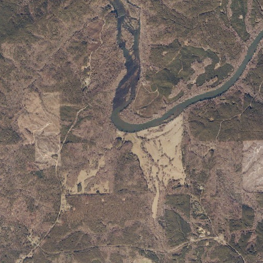 Aerial imagery of Miller Creek, AL