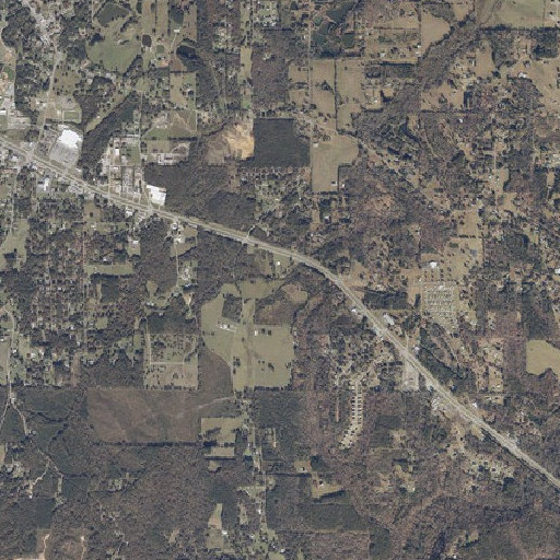 Aerial imagery of Morgan Creek, AL