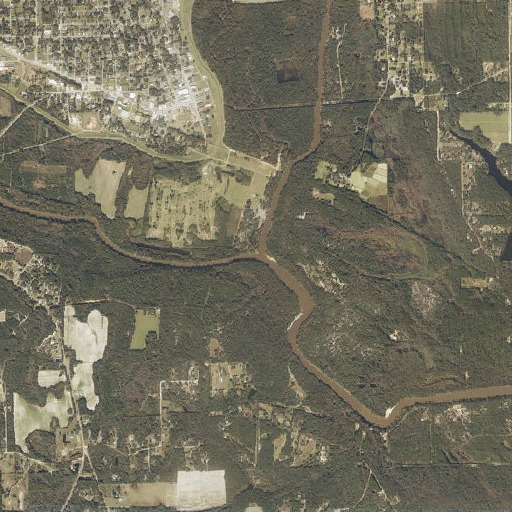 Aerial imagery of Pea River, AL