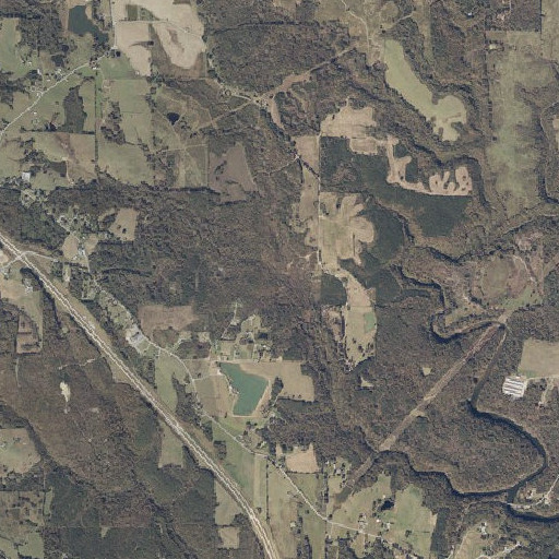 Aerial imagery of Peters Branch, AL