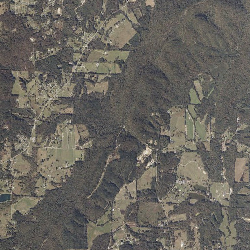 Aerial imagery of Phillips Gap, AL