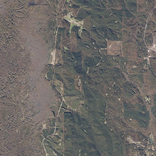 Aerial imagery of Phillips Mountain, AL
