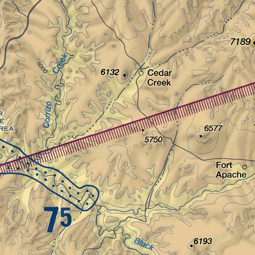 FAA VFR chart of Trailer House Spring, AZ