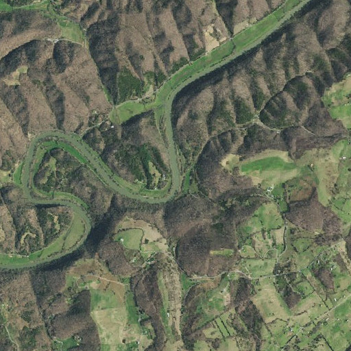 Aerial imagery of Yellow Branch, TN