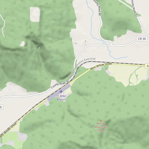 OpenStreetMap map of Stephens Gap, AL