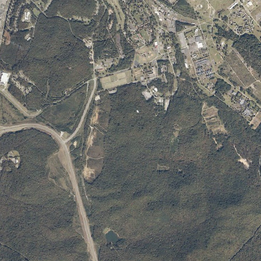 Aerial imagery of Sunset Hill, AL