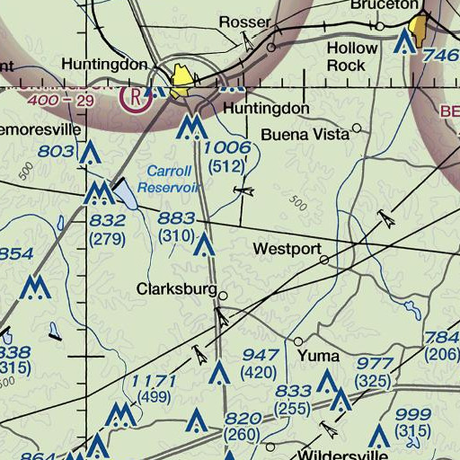 FAA VFR chart of Anark School, TN