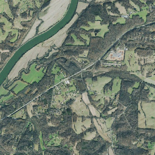 Aerial imagery of Antioch Creek, TN