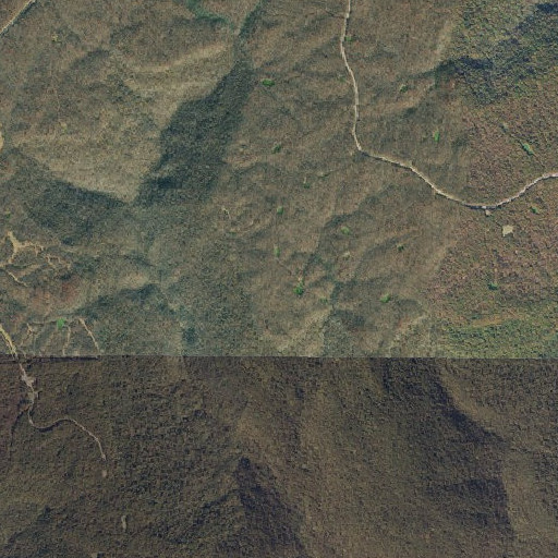 Aerial imagery of Bald Point, TN