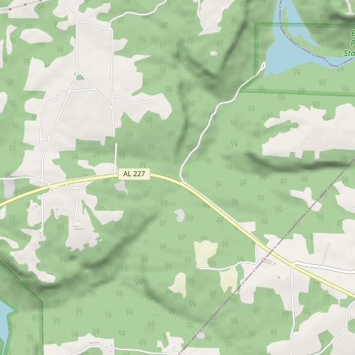 OpenStreetMap map of The Narrows, AL