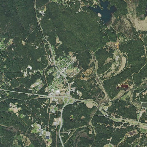 Aerial imagery of Burra-Burra Mine, TN