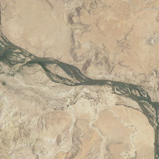 Aerial imagery of Tsitah Wash, UT