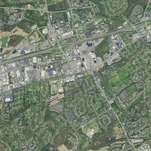 Aerial imagery of Cedar Springs, TN