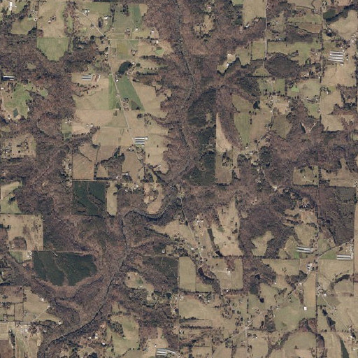 Aerial imagery of Two Mile Creek, AL