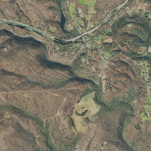 Aerial imagery of Fall Branch, TN