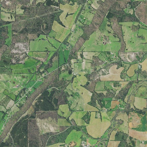 Aerial imagery of Galyon Gap, TN
