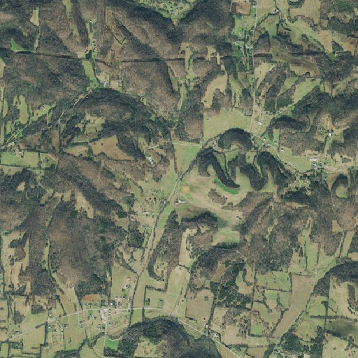 Aerial imagery of Gimlet Branch, TN