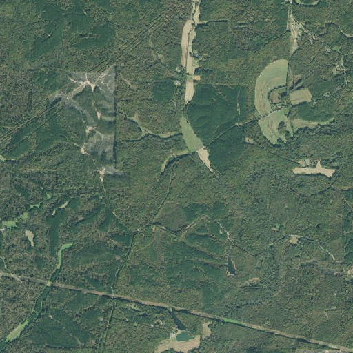 Aerial imagery of Gooch School, TN