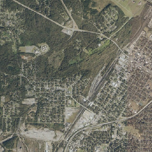 Aerial imagery of Walton School, AL