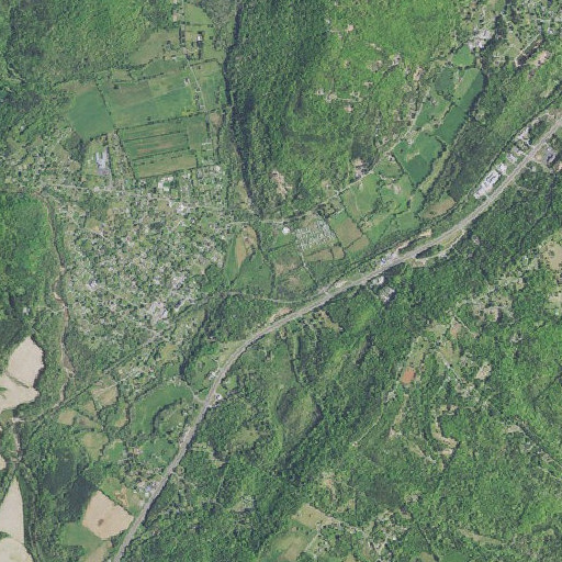 Aerial imagery of Hickman Branch, TN