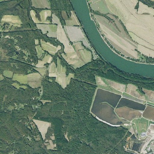 Aerial imagery of Johnson Slough, TN