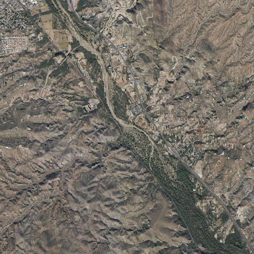 Aerial imagery of Turtleback Wash, AZ