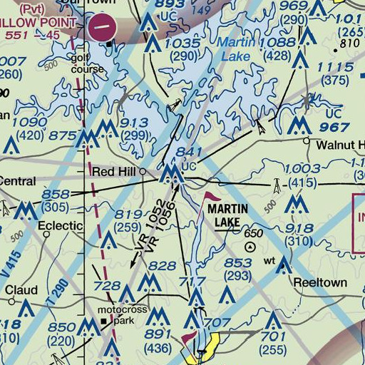FAA VFR chart of Wind Creek, AL