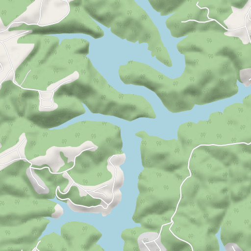 OpenStreetMap map of Lick Hollow, TN