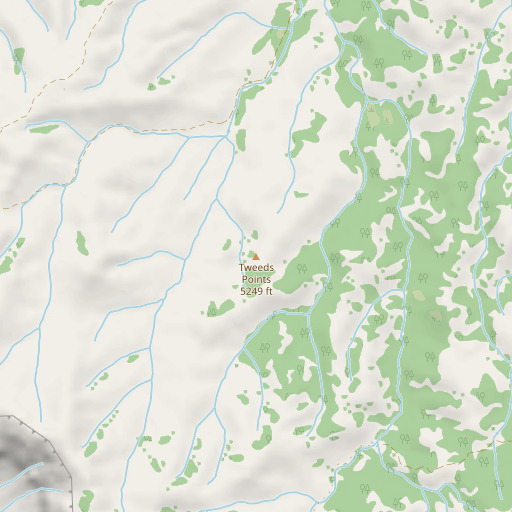 OpenStreetMap map of Tweeds Points, AZ
