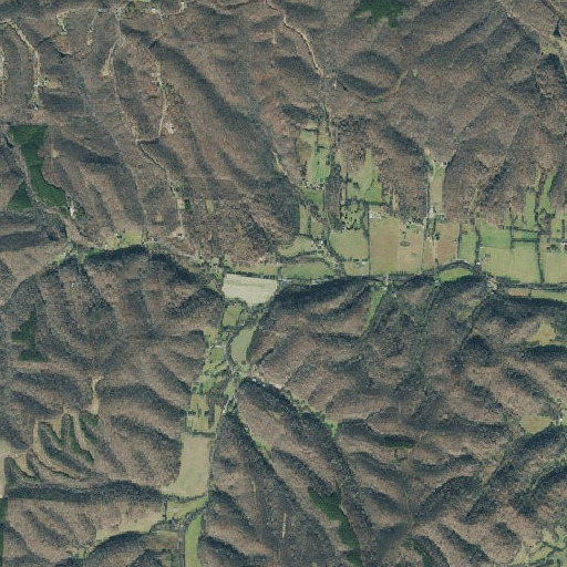 Aerial imagery of Macedonia School, TN