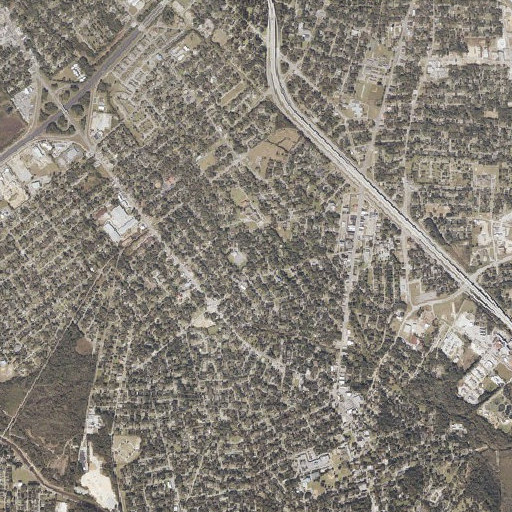 Aerial imagery of Yellow Pine School, AL