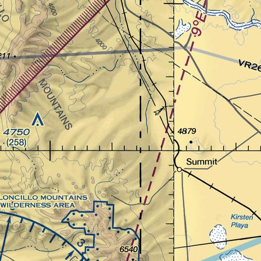 FAA VFR chart of Twin Dam, AZ