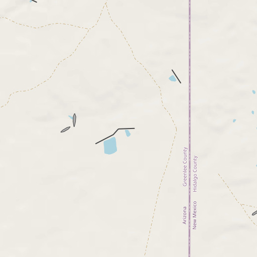 OpenStreetMap map of Twin Dam, AZ