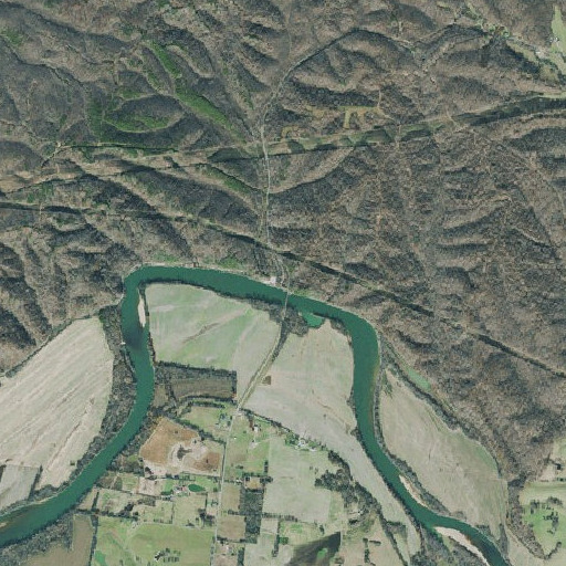 Aerial imagery of Cold Branch, TN