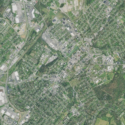 Aerial imagery of Blount County Library, TN