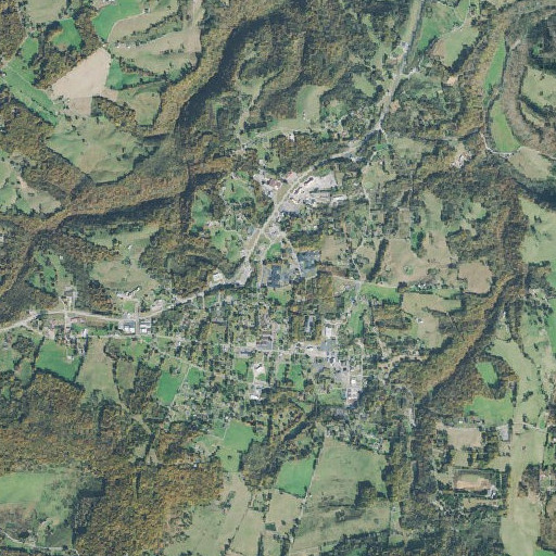 Aerial imagery of Pickett County Elementary School, TN
