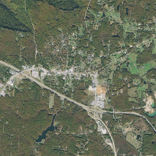 Aerial imagery of Monteagle School, TN