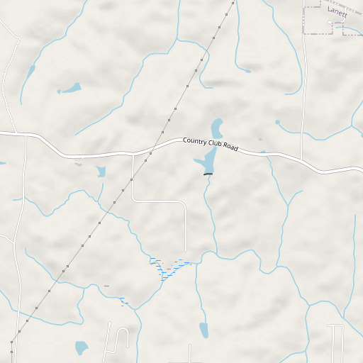 OpenStreetMap map of Darden Dam, AL
