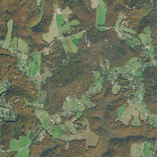 Aerial imagery of Jones Mountain, TN