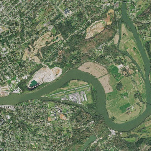 Aerial imagery of McNutt Shoals, TN