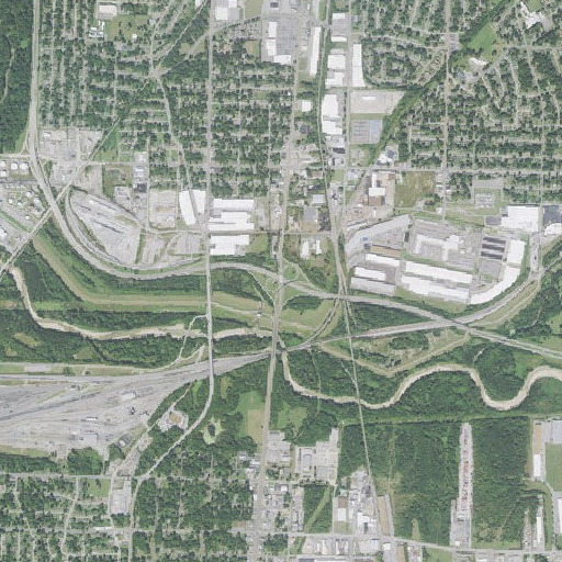 Aerial imagery of Interchange 8, TN